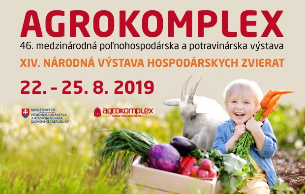 Agrokomplex 2019 - 22 - 25. 8. 2019 Nitra