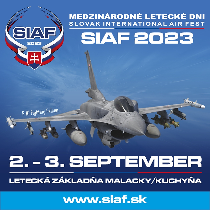 SIAF Letecké dni 2 - 3. 9. 2023 Malacky-Kuchyňa