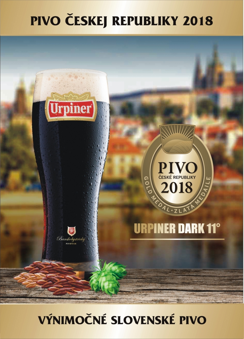 URPINER DARK 11° - PIVO ČESKEJ REPUBLIKY 2018